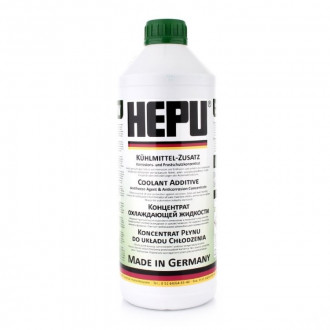 Антифриз HEPU G11, концентрат, зелёный, 1,5 л