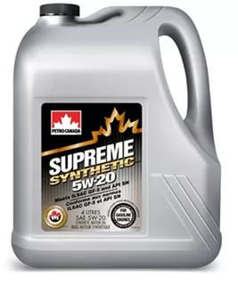 Масло моторное синтетическое SUPREME SYNTHETIC 5W-20 , 4л