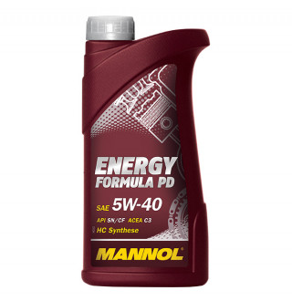 ENERGY FORMULA PD 5W-40 Синтетическое масло для автомобилей MB, BMW; GM; VW, с DPF (EURO IV, V, VI) 1 Liter