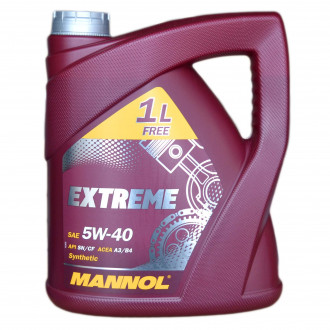 EXTREME 5W-40 Cинтетическое масло  4+1l free (5л.)