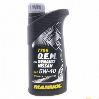 MANNOL O.E.M. for RENAULT NISSAN 5W-40 1 Liter