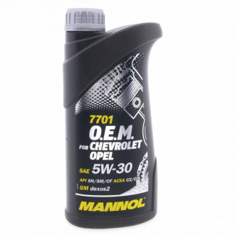 MANNOL O.E.M. for CHEVROLET OPEL 5W-30 1 Liter