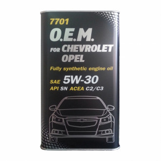 MANNOL O.E.M. for CHEVROLET OPEL 5W-30 1 Liter Metal