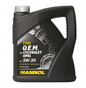 MANNOL O.E.M. for CHEVROLET OPEL 5W-30 4 Liter