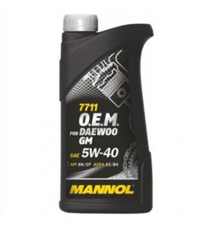 MANNOL O.E.M. for DAEWOO GM 5W-40 1 Liter