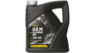 MANNOL O.E.M. for DAEWOO GM 5W-40 4 Liter