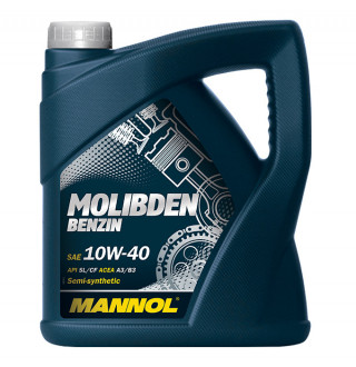 MOLIBDEN BENZIN Полусинтетическое масло c MoS2 SAE 10W-40 4 Liter