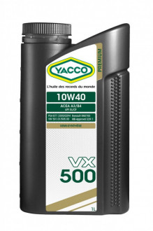 YACCO VX 500 10W40 (1 L) PREMIUM