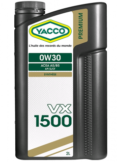 YACCO VX 1500 0W30 A5/B5 (2 L)