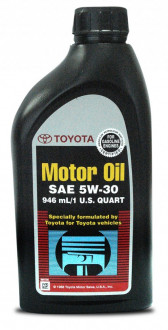 Масло моторное Toyota Motor Oil 5W-30, 0,946 л