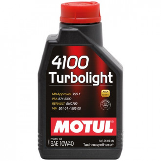 Масло моторное 4100 TURBOLIGHT SAE 10W-40 1л