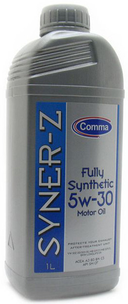 COMMA 5W30 SYNER-Z (1L) масло моторноеACEA C3,API SM/CF; BMW LL-04;VW 505.01;MB 229.31(51);dexos 2