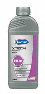 COMMA 5W30 XTECH (1L) масло моторное ACEA A5/B5, API SL/CF; FORD WSS-M2C913-C(913-B; 913-A)