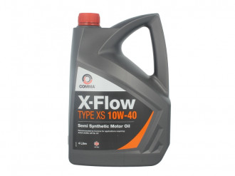 COMMA 10W40 X-FLOW TYPE XS (4L) масло моторное ACEA A3/B3; API SL/CF; MB 229.1; VW 501.01/505.00