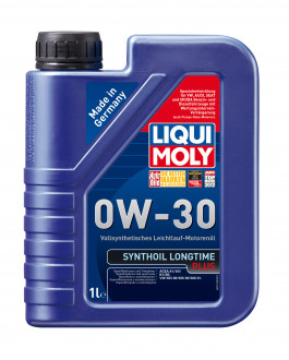 LiquiMoly 0W30 Synthoil Longtime Plus (1L) масло мотор.син\ACEA A1/B1/A5/B5,VW 503.00/506.00/506.01