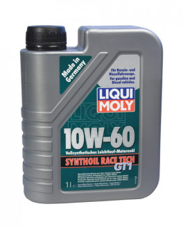 LiquiMoly 10W60 Synthoil Race Tech GT1 (1L) масло мотор.синт.\ API SL/CF