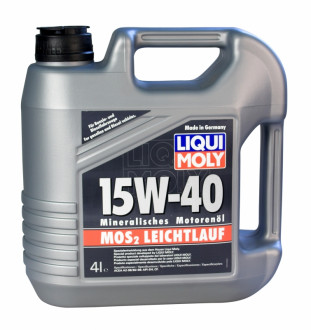 LiquiMoly 15W40 MoS2 Leichtlauf (4L) масло моторное мин.\ API SL/CF, ACEA A3/B3