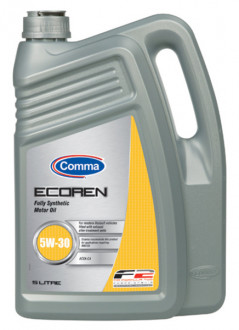 COMMA 5W30 ECOREN (5L) масло мотор. синт.\ACEA C3,API SM/CF,BMW LL-04, 505.01,MB 229.31(51),dexos 2