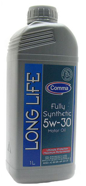 COMMA 5W30 LONG LIFE (1L) масло моторное ACEA A3/B4, API SL/CF; BMW LL-01; GMLL-A(В)-025; MB 229.5