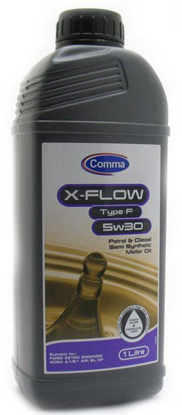 COMMA 5W30 X-FLOW TYPE F (1L) масло моторное ACEA A1/B1; API SL/CF; FORD WSS-M2C913-A(В)