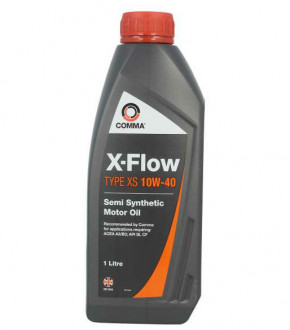 COMMA 10W40 X-FLOW TYPE XS (1L) масло моторное ACEA A3/B3; API SL/CF; MB 229.1; VW 501.01/505.00