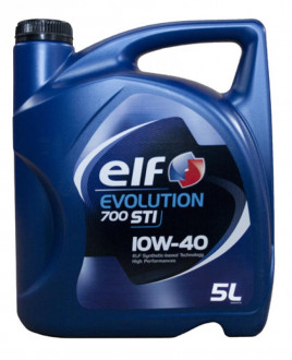 ELF 10W40 EVOLUTION 700 STI (5L) масло моторное полусинт.\API SL/CF, ACEA A3/B4, VW 501.01/