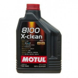 Масло моторное синтетическое MOTUL 8100 XCLEAN 5W40 2Л