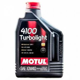 Масло моторное полусинтетическое д/авто 4100 TURBOLIGHT SAE 10W40 (2L)