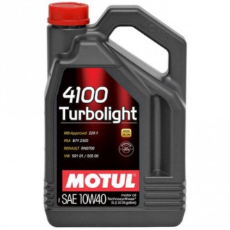 Масло моторное полусинтетическое д/авто 4100 TURBOLIGHT SAE 10W40 (5L)