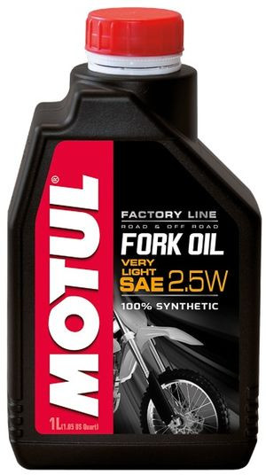 Масло для мото-вилок синтетическое 2.5W FORK OIL  FL  VERY LIGHT  SAE 2.5W (1L)