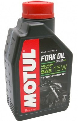 Масло для мото-вилок полусинтетическое 15W  (1L) FORK OIL  EXPERT MEDIUM/HEAVY SAE 15W (1L)