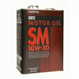 Масло моторное Toyota Motor Oil SM 10W-30, 4 л