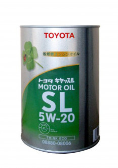 Масло моторное Toyota Motor Oil SL 5W-20, 1 л