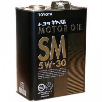 Масло моторное Toyota Motor Oil SM 5W-30, 4 л