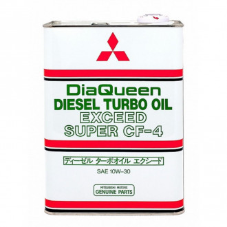 Масло моторное Mitsubishi Dia Queen Diesel Turbo Oil Exeed Super CF-4 10W-30, 4 л