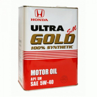 Масло моторное Honda Ultra Gold SM 5W-40, 4 л