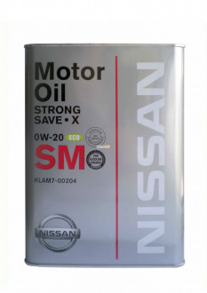 Масло моторное Nissan SM Strong Save-X 0W-20, 4 л