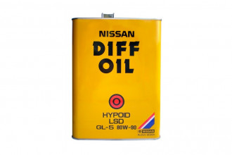 Масло трансмиссионное Nissan DIFF OIL Hypoid LSD 80W-90, 4 л