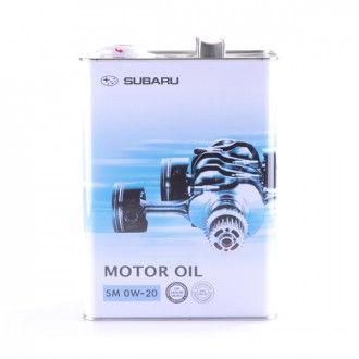 Масло моторное Subaru Motor Oil 0W-20, 4 л