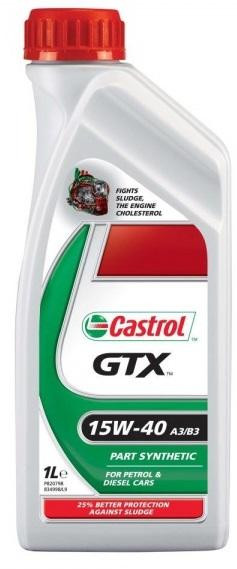 Масло моторное 15W-40 CASTROL 1л GTX А3/В3