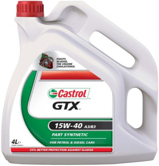 Масло моторное 15W-40 CASTROL 4л GTX А3/В3