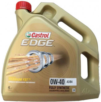 Масло моторное 0W-40 CASTROL 4л EDGE A3/B4 TITANIUM FST