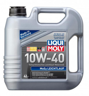 Масло моторное 10W40 LIQUI MOLY 4л полусинтетика MoS2 Leichtlauf