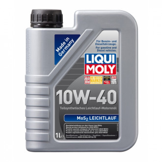 Масло моторное 10W40 LIQUI MOLY 1л полусинтетика MoS2 Leichtlauf