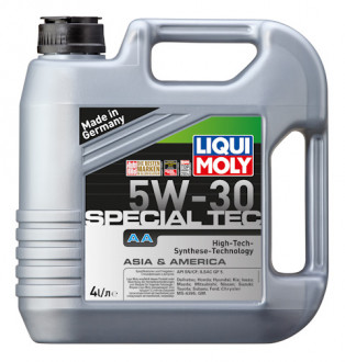 Масло моторное 5W30 LIQUI MOLY 4л НС-синтетика Special Tec AA