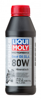 Масло трансмис для мотоциклов 80W LIQUI MOLY 0,5л минерал Motorrad Gear Oil