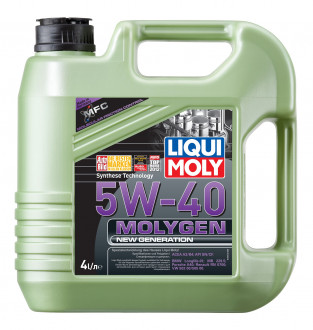 Масло моторное 10W40 LIQUI MOLY 4л НС-синтетика Molygen New Generation