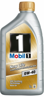 Масло моторное 0W40 MOBIL 1л синтетика MOBIL 1 NEW LIFE