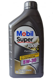 Масло моторное 5W30 MOBIL 1л. синтетика MOBIL SUPER 3000 X1 FORMULA FE