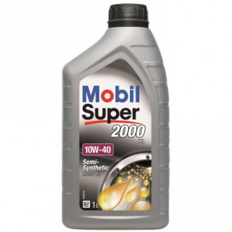 Масло моторное 10W40 MOBIL 1л полусинтетика MOBIL SUPER 2000 X1